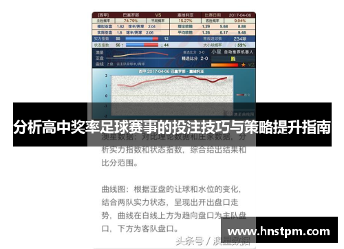 分析高中奖率足球赛事的投注技巧与策略提升指南